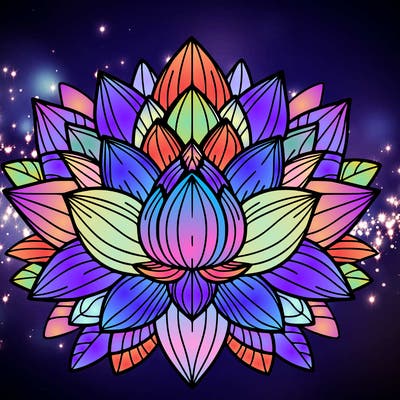 lotus flower mandala