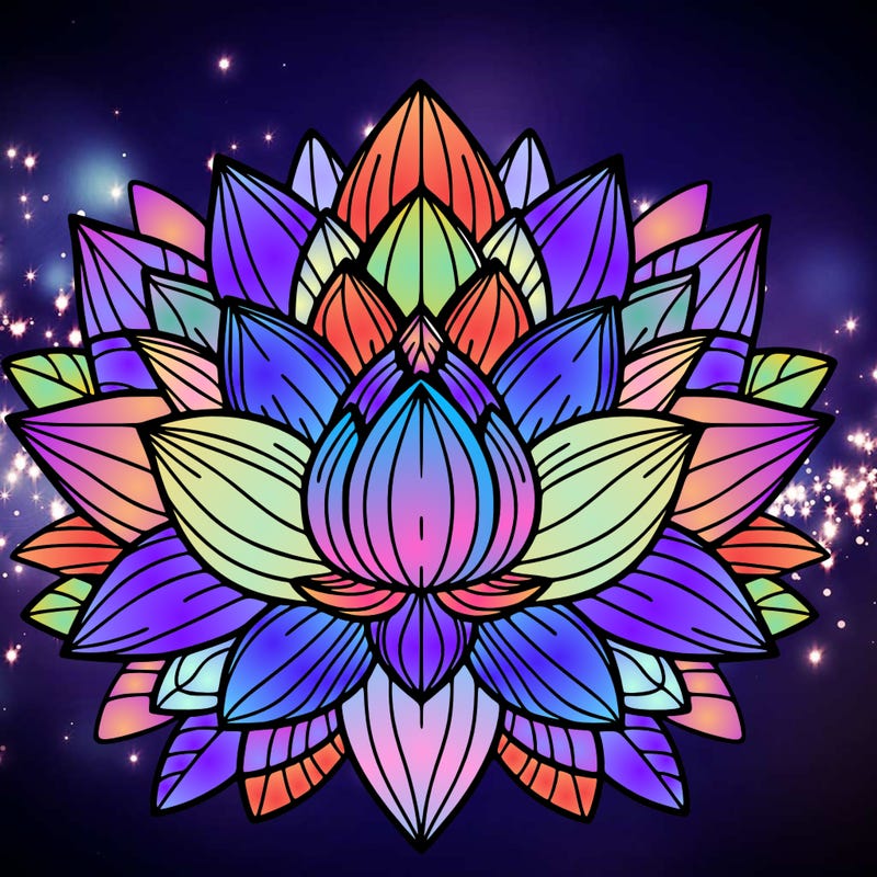 lotus flower mandala