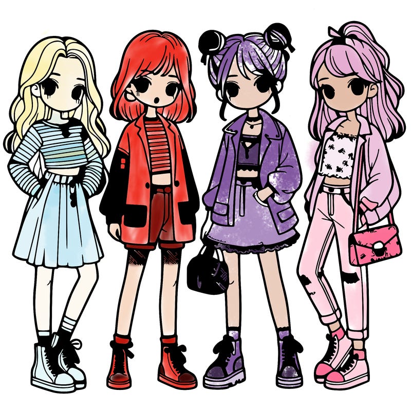 girls with fashion