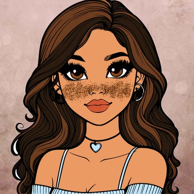 realistic pretty girl