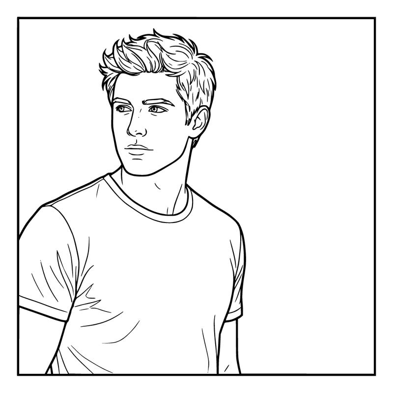 a guy with no beard