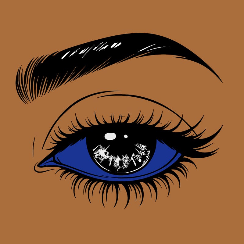 eye closed realistic