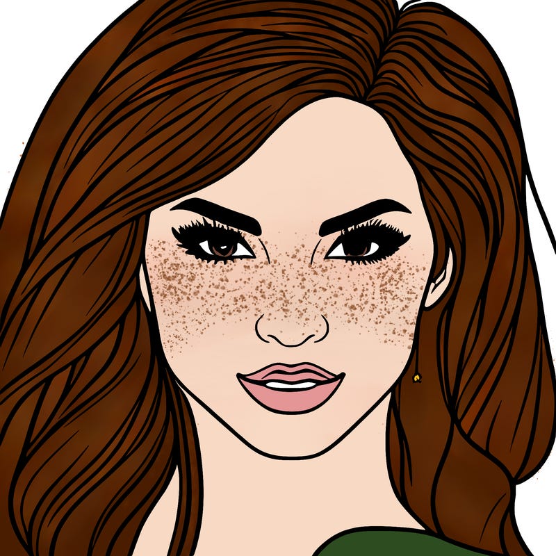 make up template female