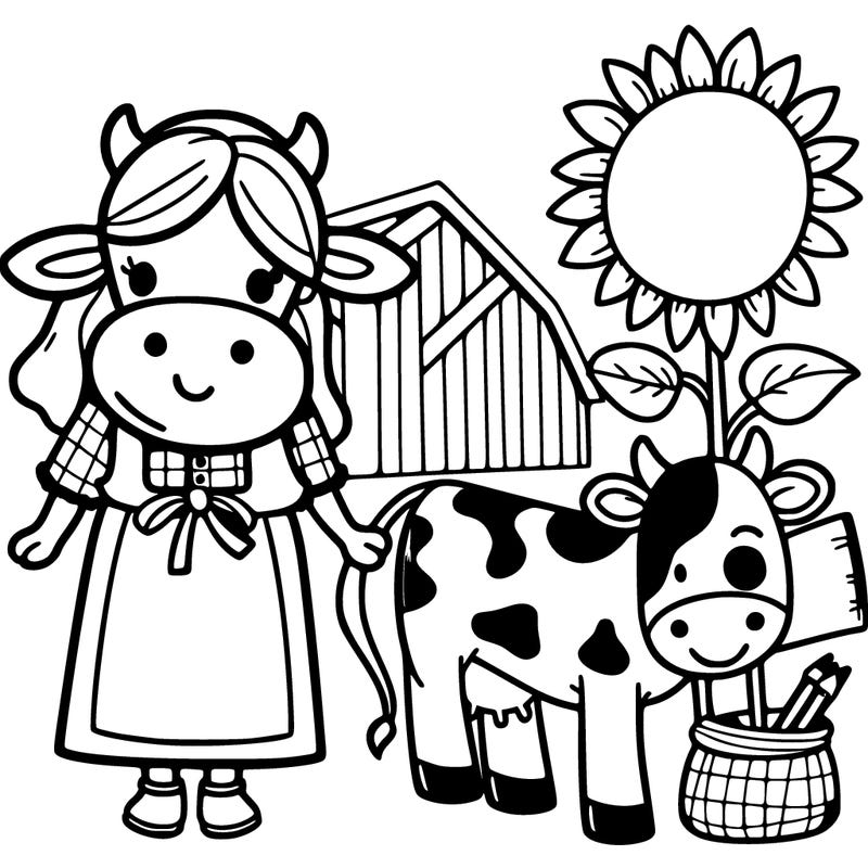 🐮👩🌻