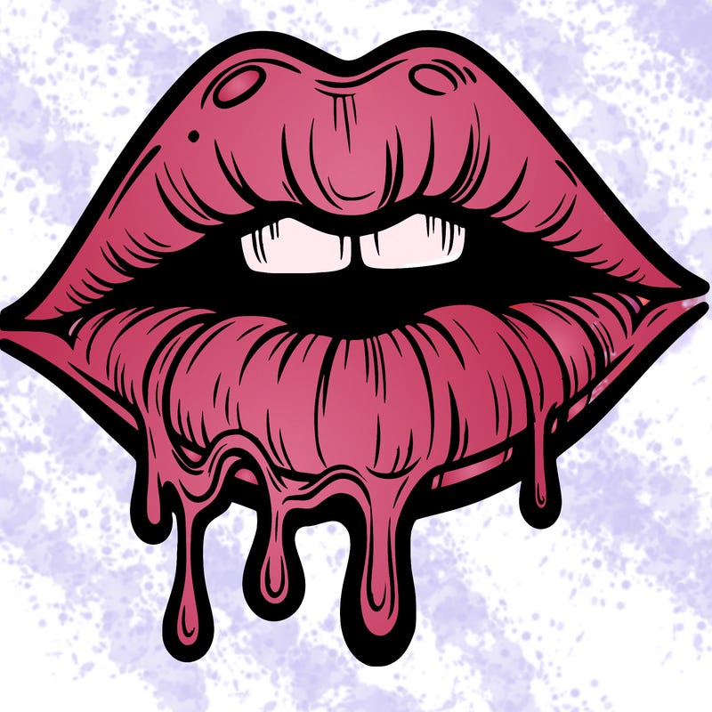 lips that look realistic and drip