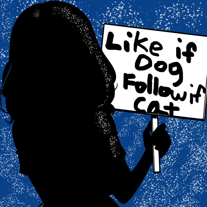 realistic pretty girl holding blank sign