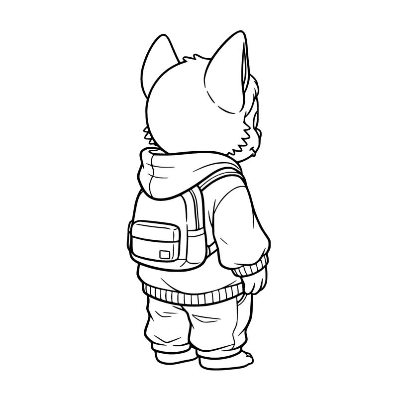 labubu wearing clothes