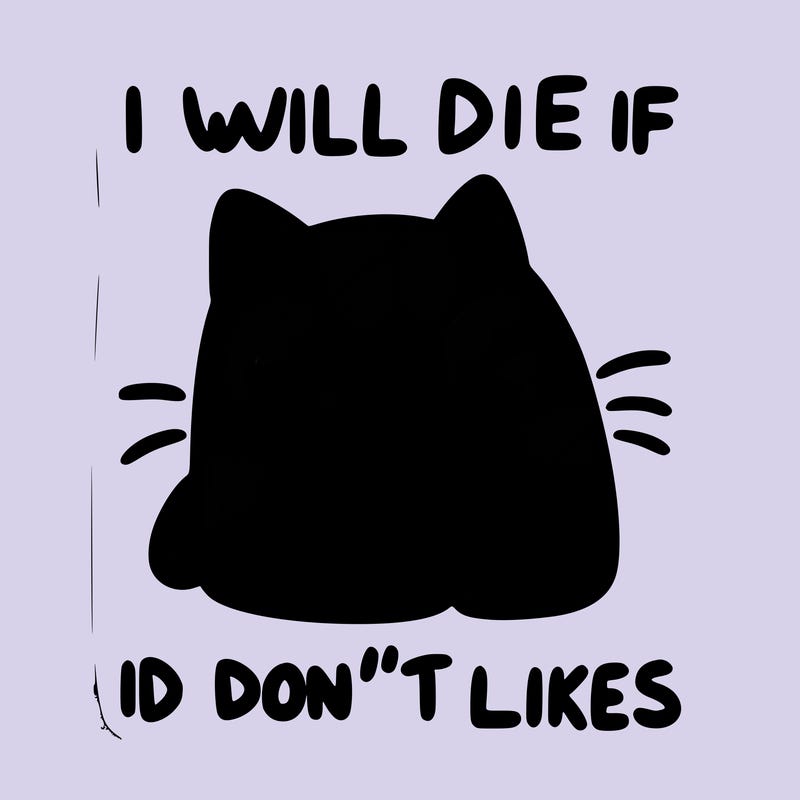 a cat that will die if we don’t get 10 likes