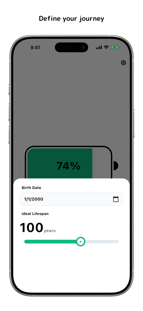 Life Battery - More Light | Visualize your life’s remaining time