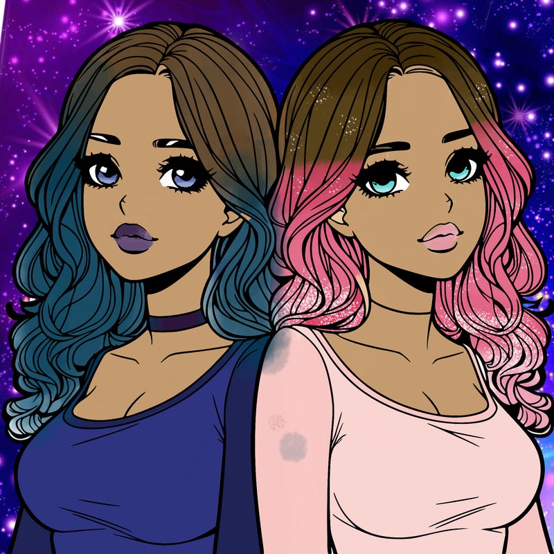 realistic twin sisters