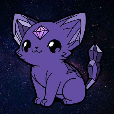 crystal kitten