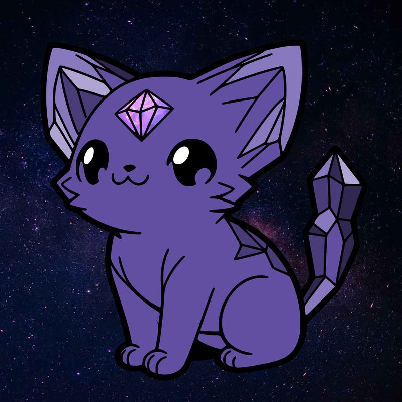 crystal kitten
