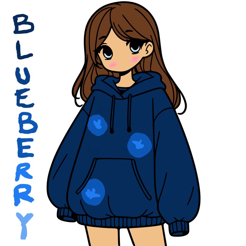 girl with big sweatshirt