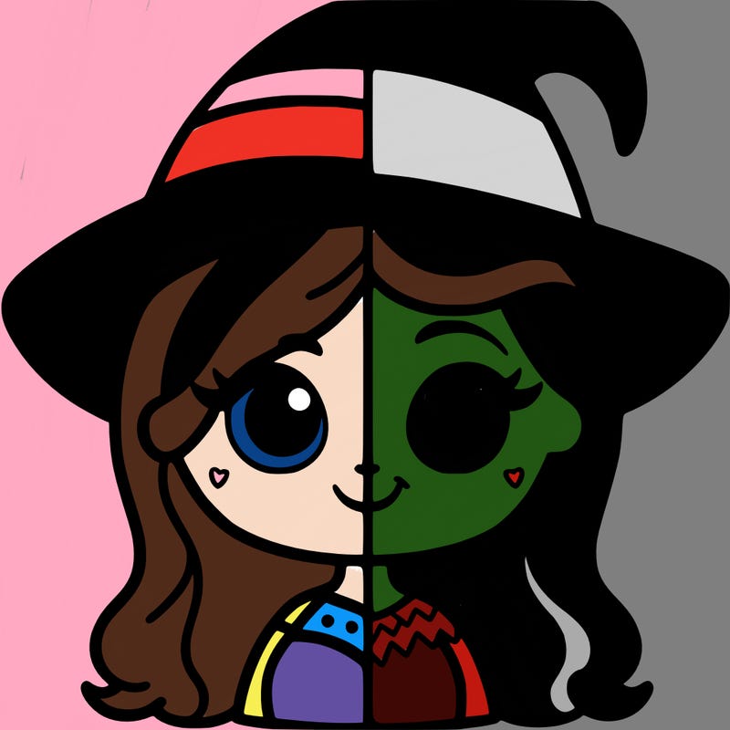 half witch half glenda