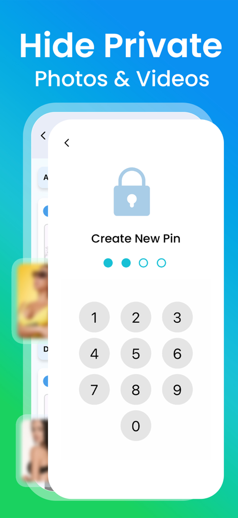CleanUp Buddy: Phone Cleaner - Secure PIN screen to hide private photos and videos