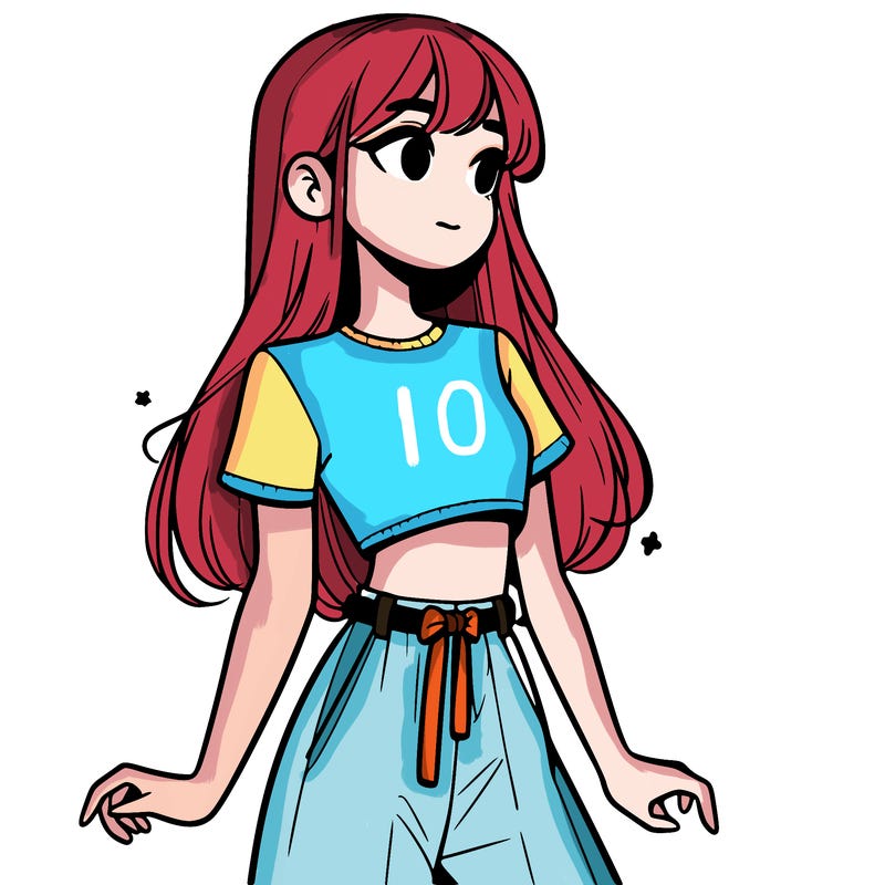 girl in a cute crop top