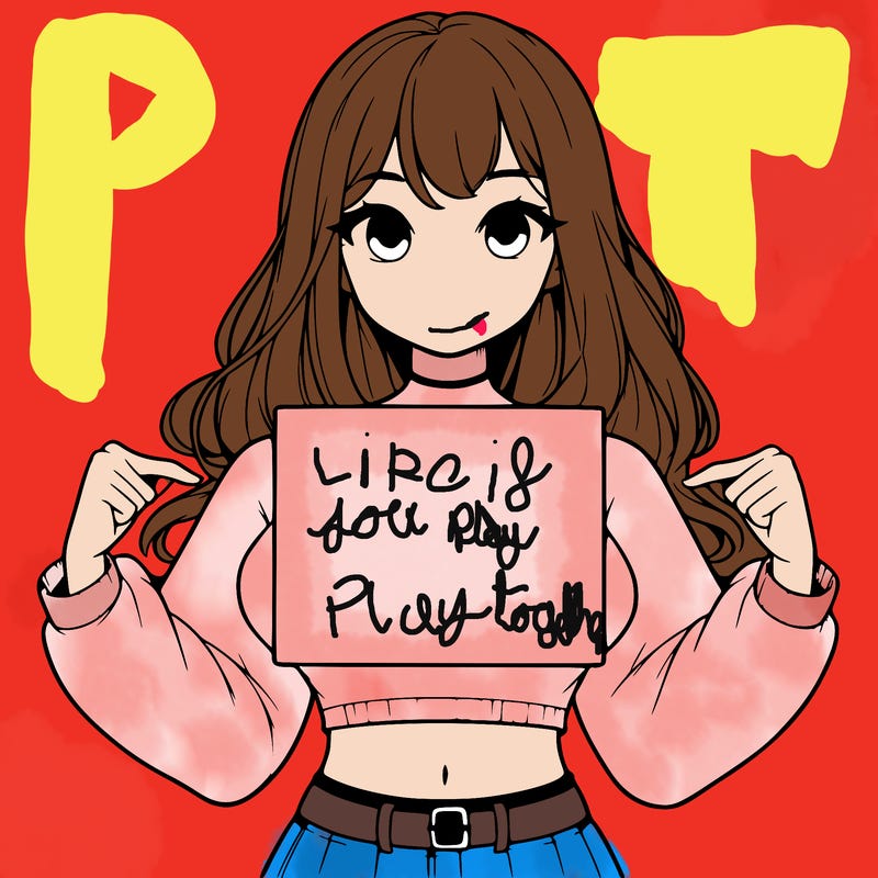 girl holding a blank sign in a long sleeve crop top