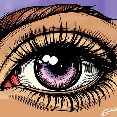 realistic eye