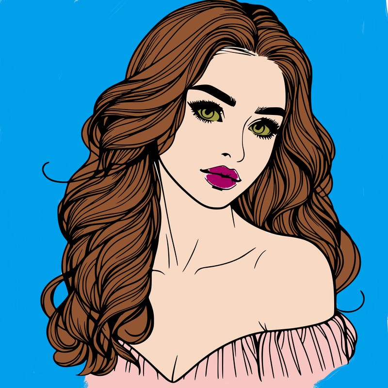 beautiful realistic girl