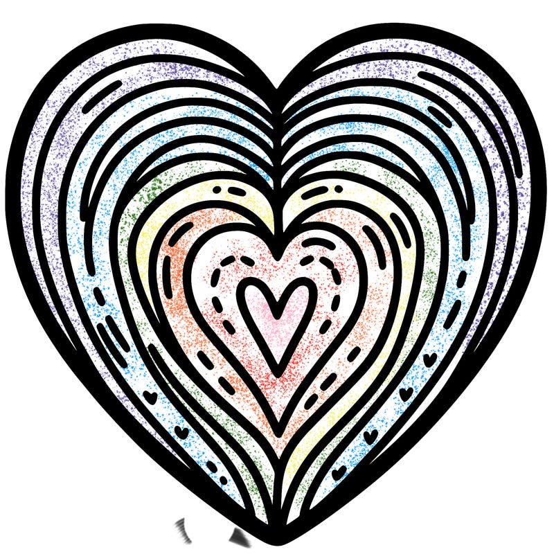 rainbow heart