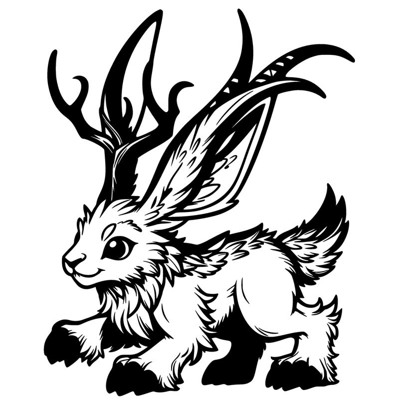 jackalope, fantasy creature