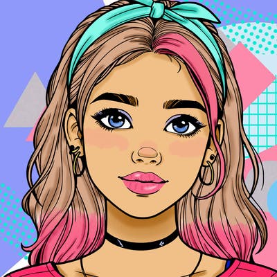 realistic teenage girl