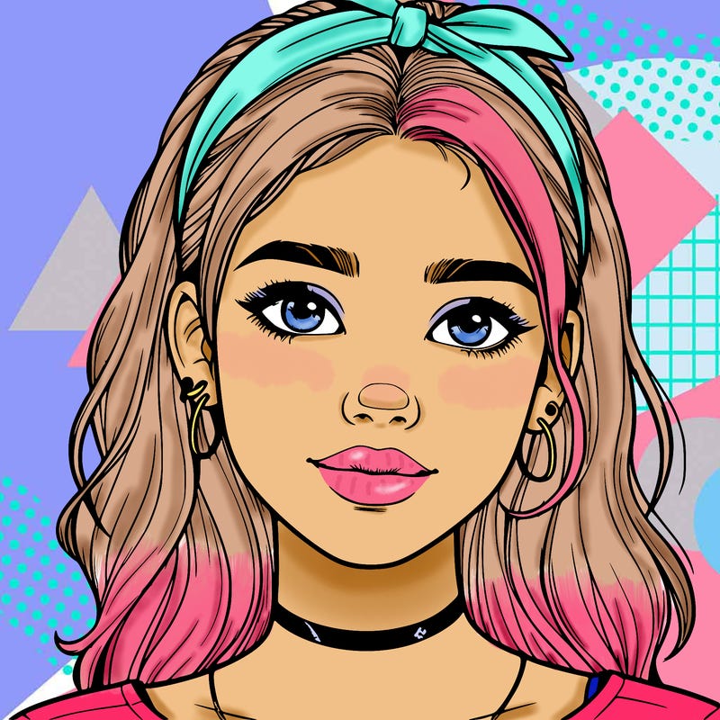 realistic teenage girl