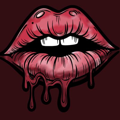 lips that look realistic and drip