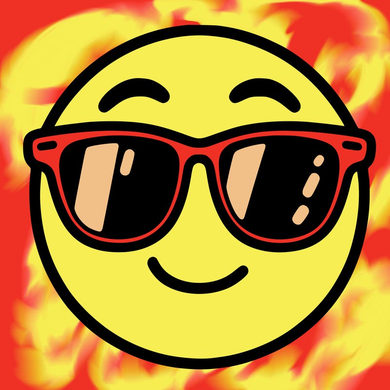 emoji with sunglasses