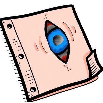 a blank piece of paper