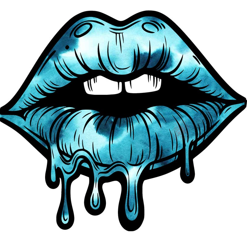 lips that look realistic and drip