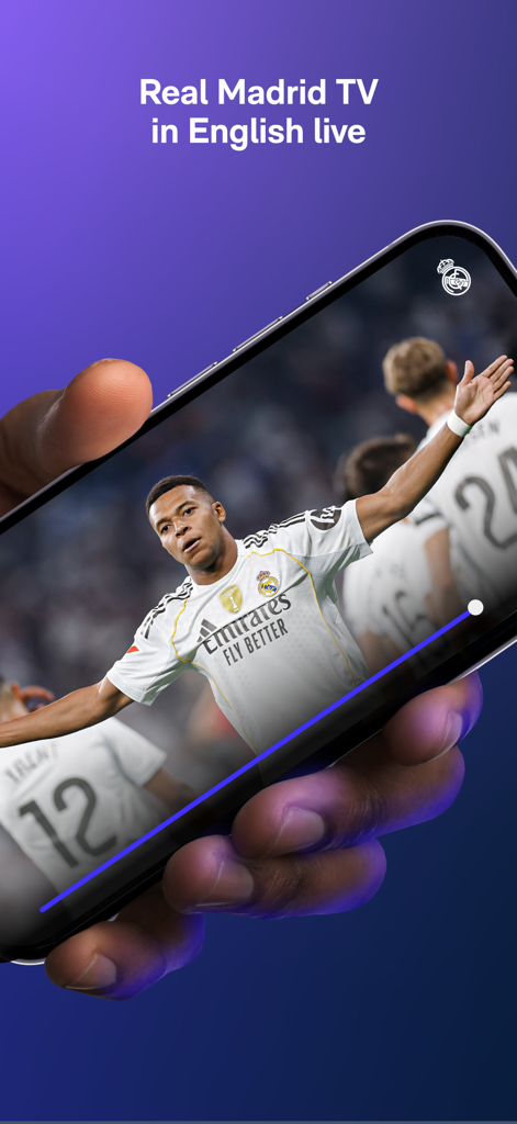 Real Madrid TV live stream in English on the RM Play app
