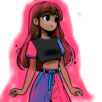 girl in a cute crop top