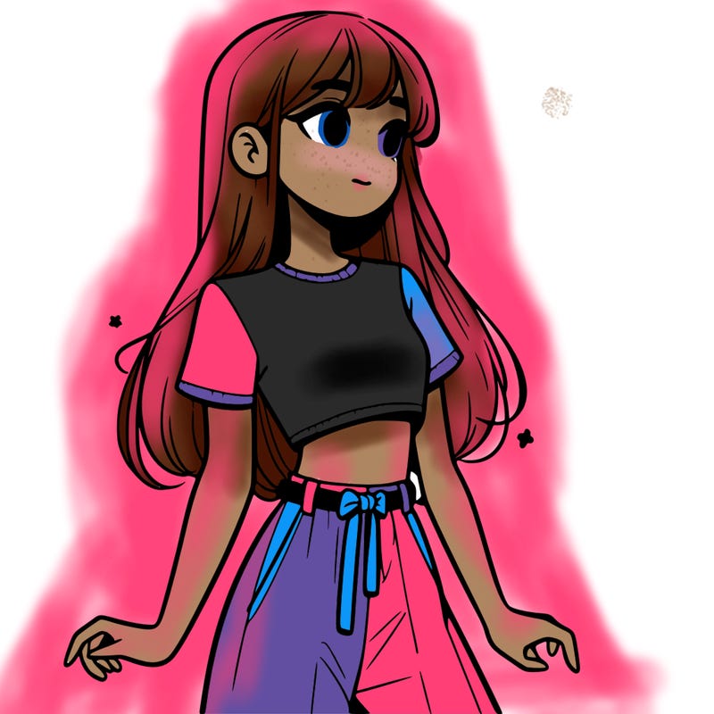 girl in a cute crop top