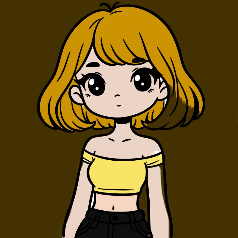 girl in a cute crop top