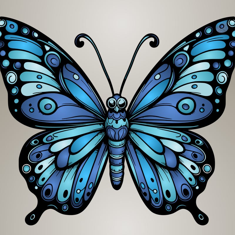 realistic butterfly