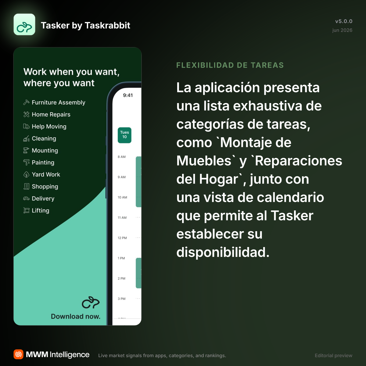 Tasker by Taskrabbit - App de Estilo de vida | MWM