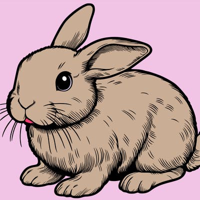 realistic bunny