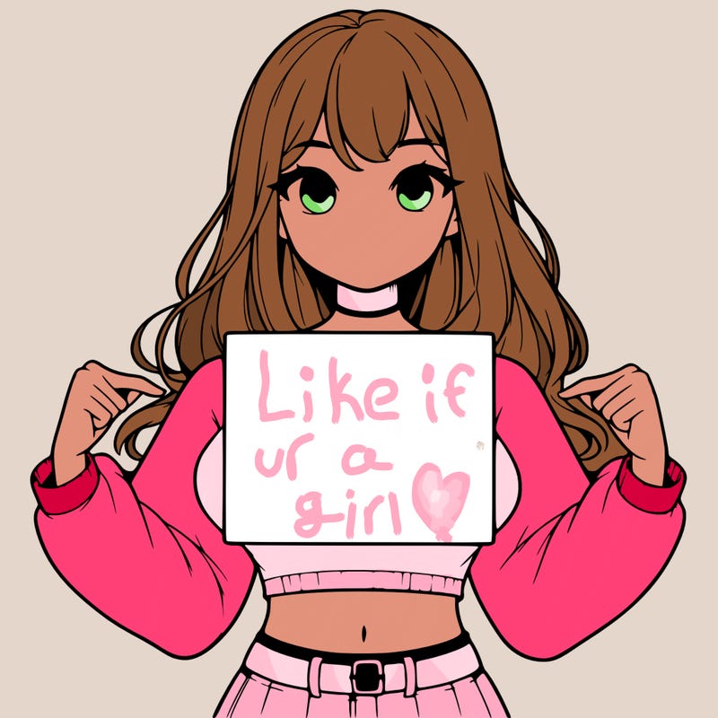 girl holding a blank sign in a long sleeve crop top