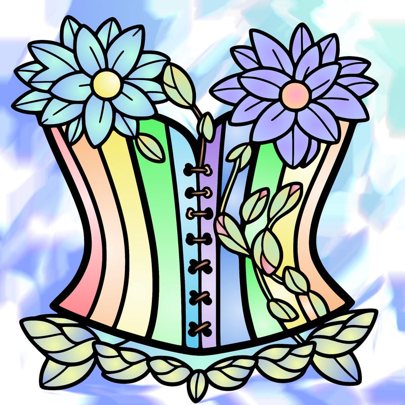 flower corset