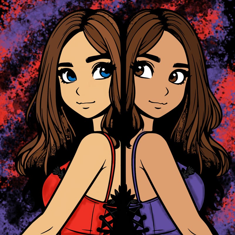 a realistic girl split