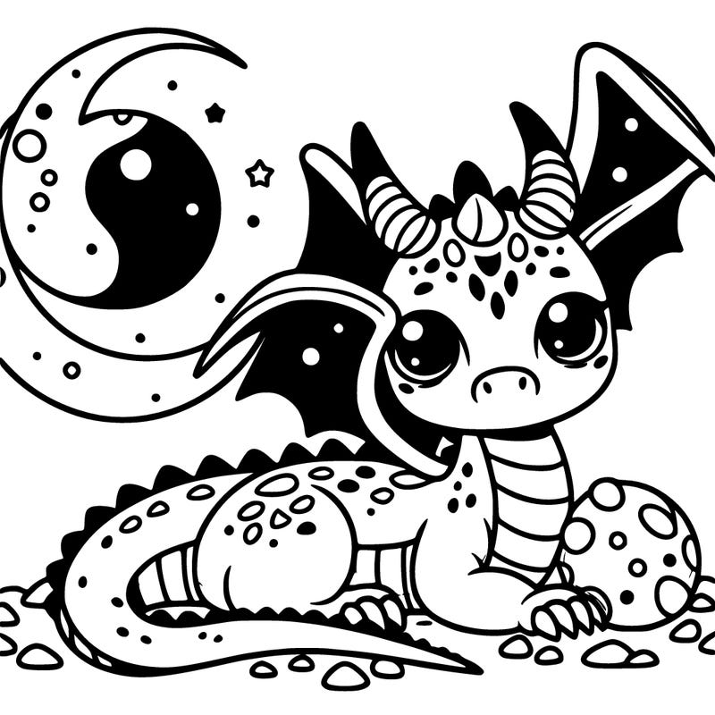 cute adults night dragon