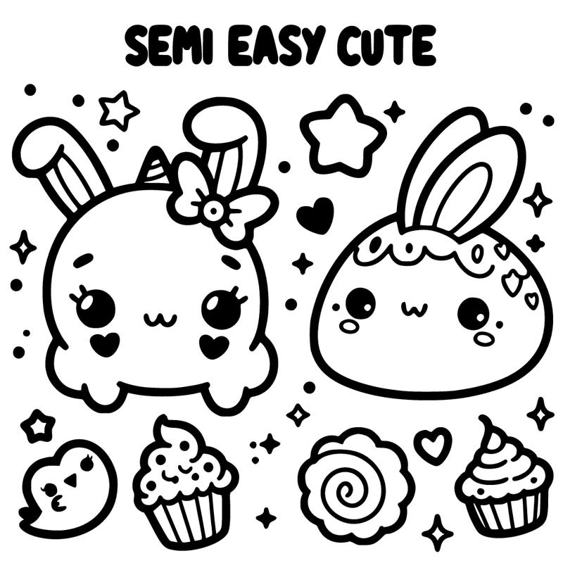 semi easy cute