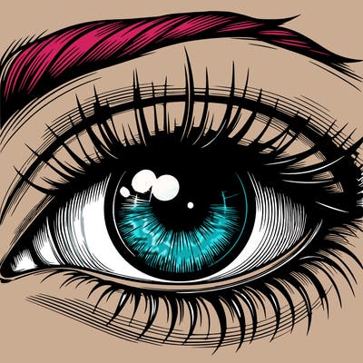 realistic eye