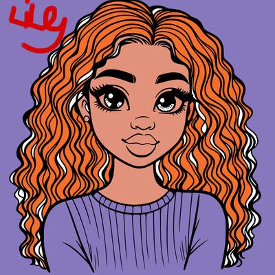 pretty young black girl- detailed