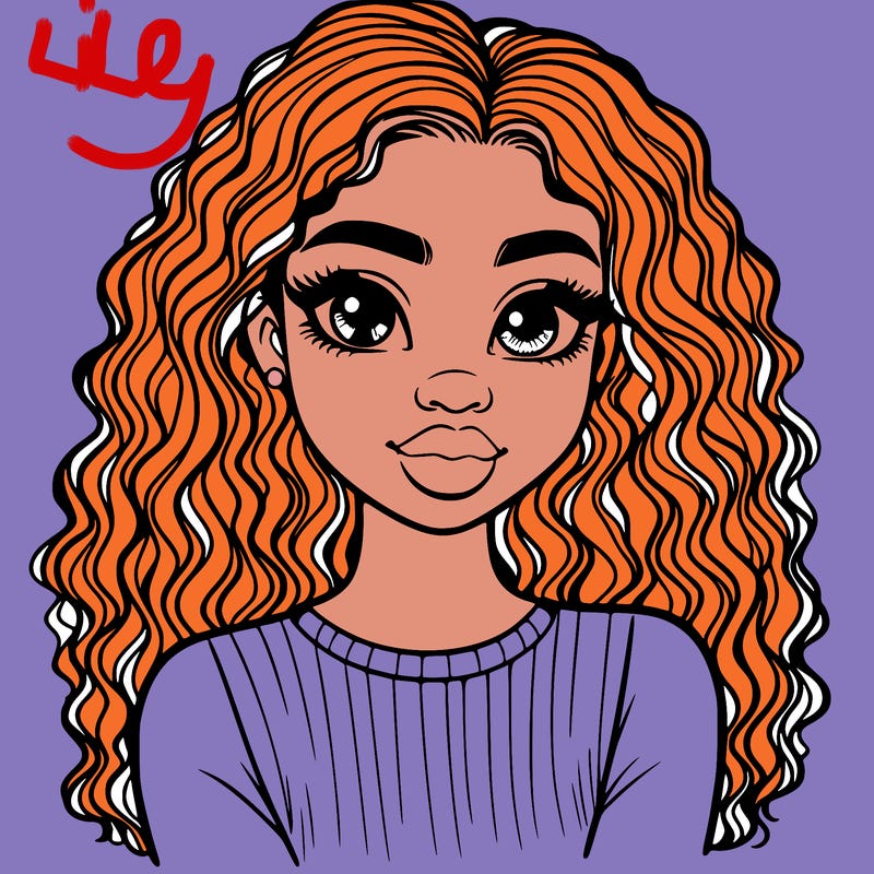 pretty young black girl- detailed