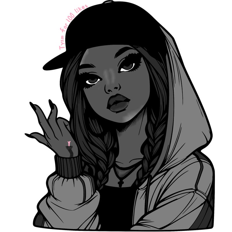 realistic hip hop girl