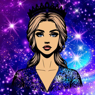 realistic beautiful queen