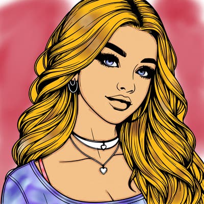 detailed realistic girl