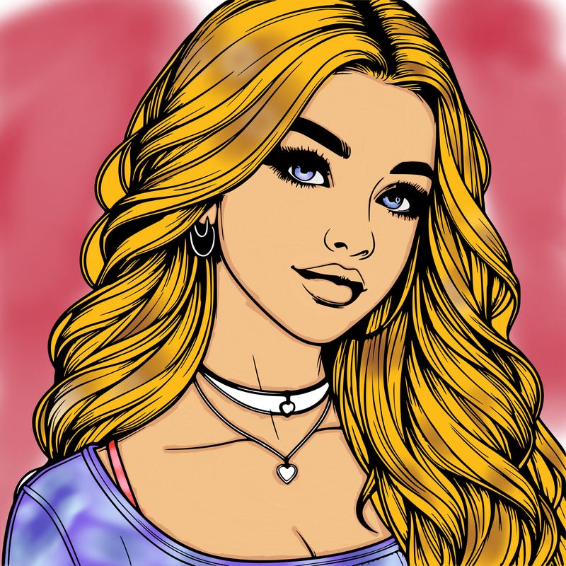 detailed realistic girl